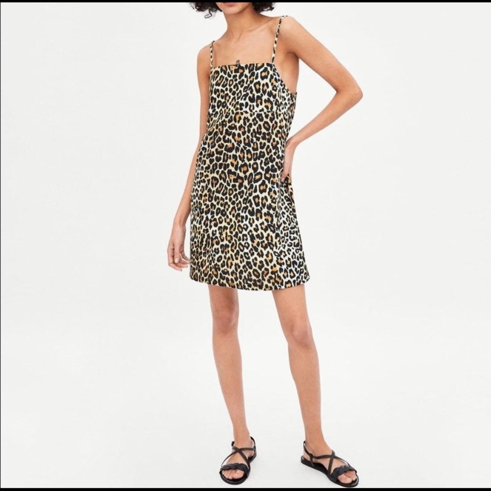 Leopard mini dress